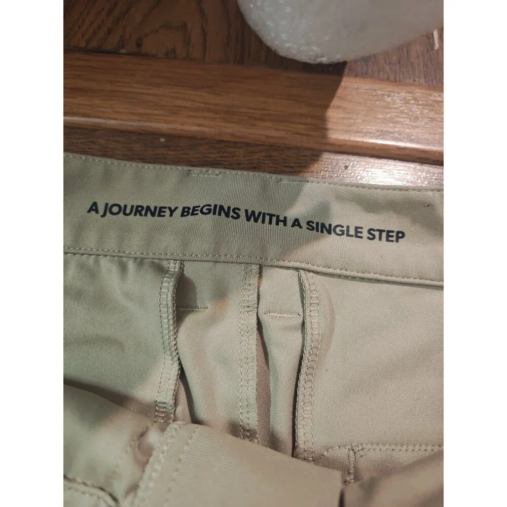 Rhone Commuter Slim Pants Men’s 32x33 Tan Khaki Tech Performance Office